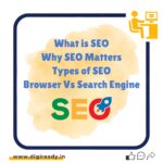 What is SEO, Why SEO Matters, Types of SEO, Browser Vs Search Engine